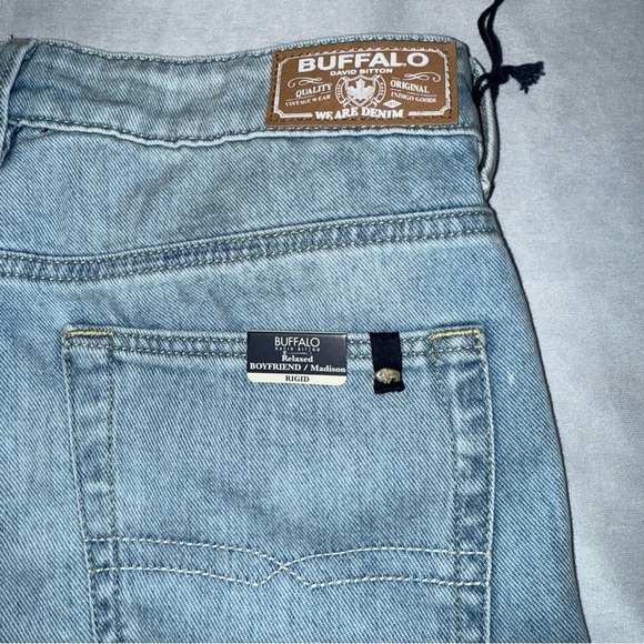 Buffalo David Bitton Blue Boyfriend Jeans Relaxed Fit - Picture 16 of 16